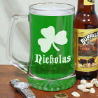 Shamrock Sports Personalized Glass Mug
